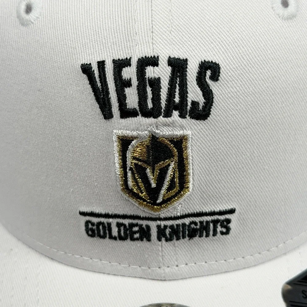 New‎ Era Vegas Golden Knights NHL 9SEVENTY Stretch Snap Hat White Snapback New